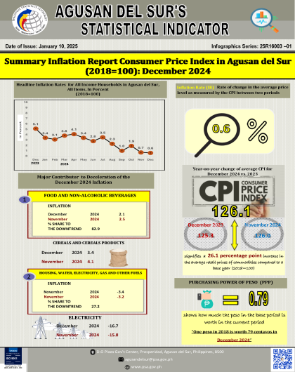 ADS - Summary Inflation Report Consumer Price Index (2018=100): December 2024