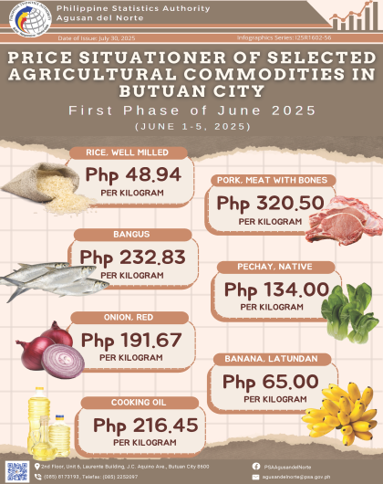 Butuan City Price Situationer June 2025