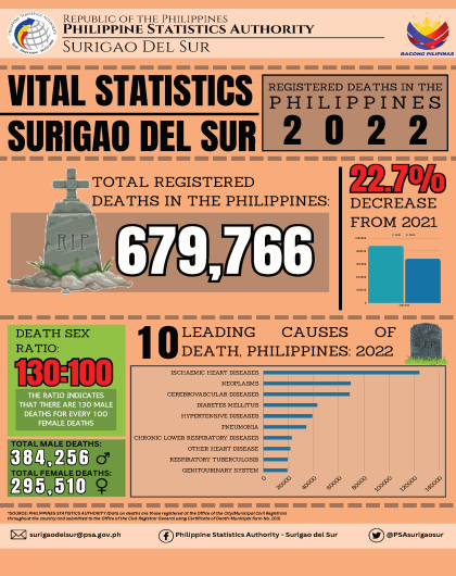 Vital Statistics Surigao del Sur 2022